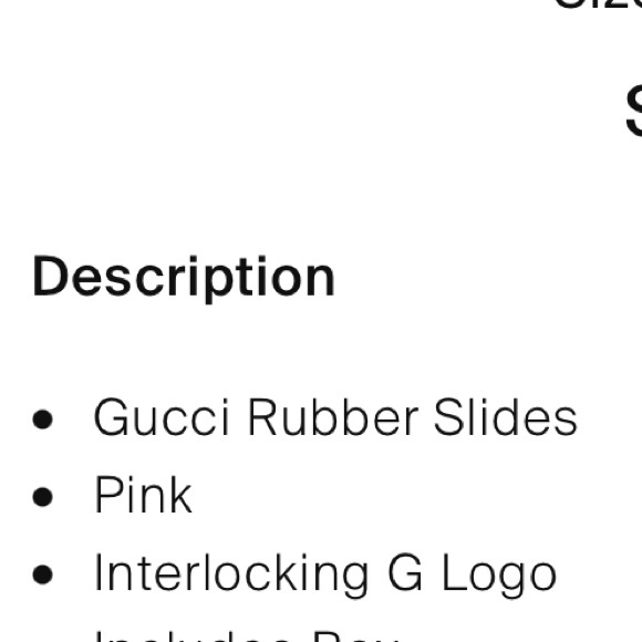 Authentic Gucci Women's Logo Slide Sandals in Pink - Picture 9 of 9